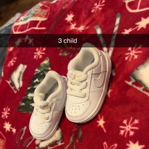White Nike Kids Shoes